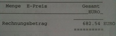 reprechnung