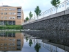 Uniklinik und Bibliothek